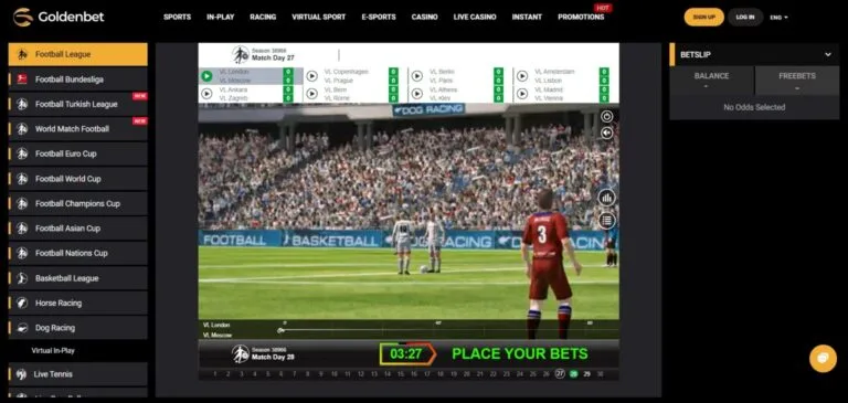 Goldenbet virtual sportsbook