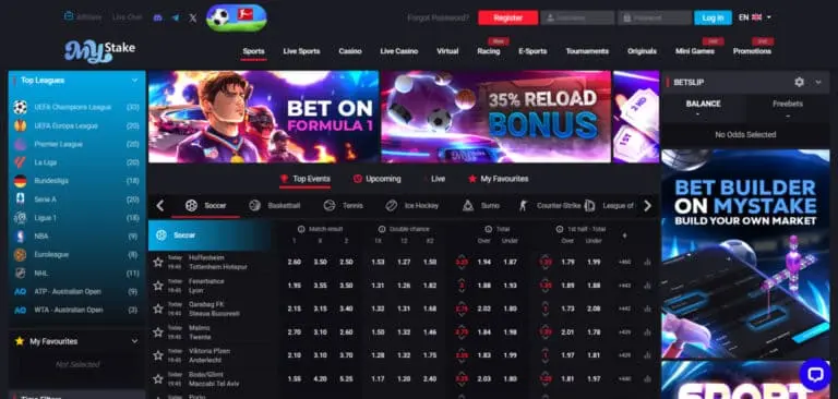 MyStake sports betting